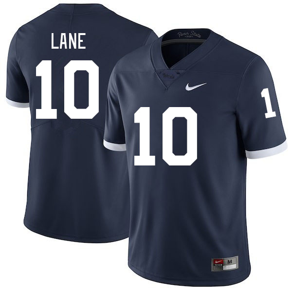 Men #10 Dejuan Lane Penn State Nittany Lions College Football Jerseys Stitched-Retro